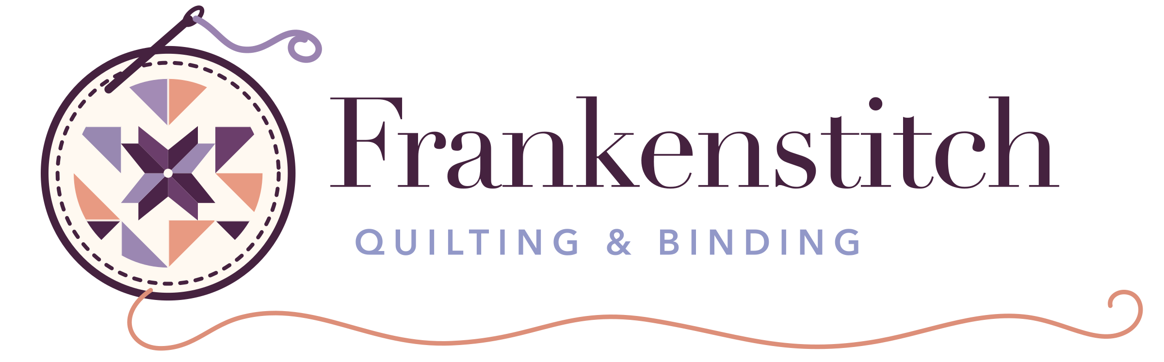Frankenstitch Quilting and Binding